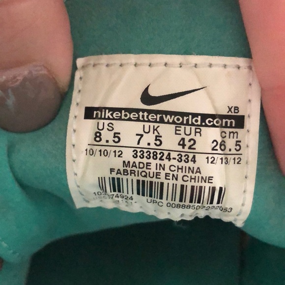 Teal Stefan Janoski Nike’s - Picture 4 of 6